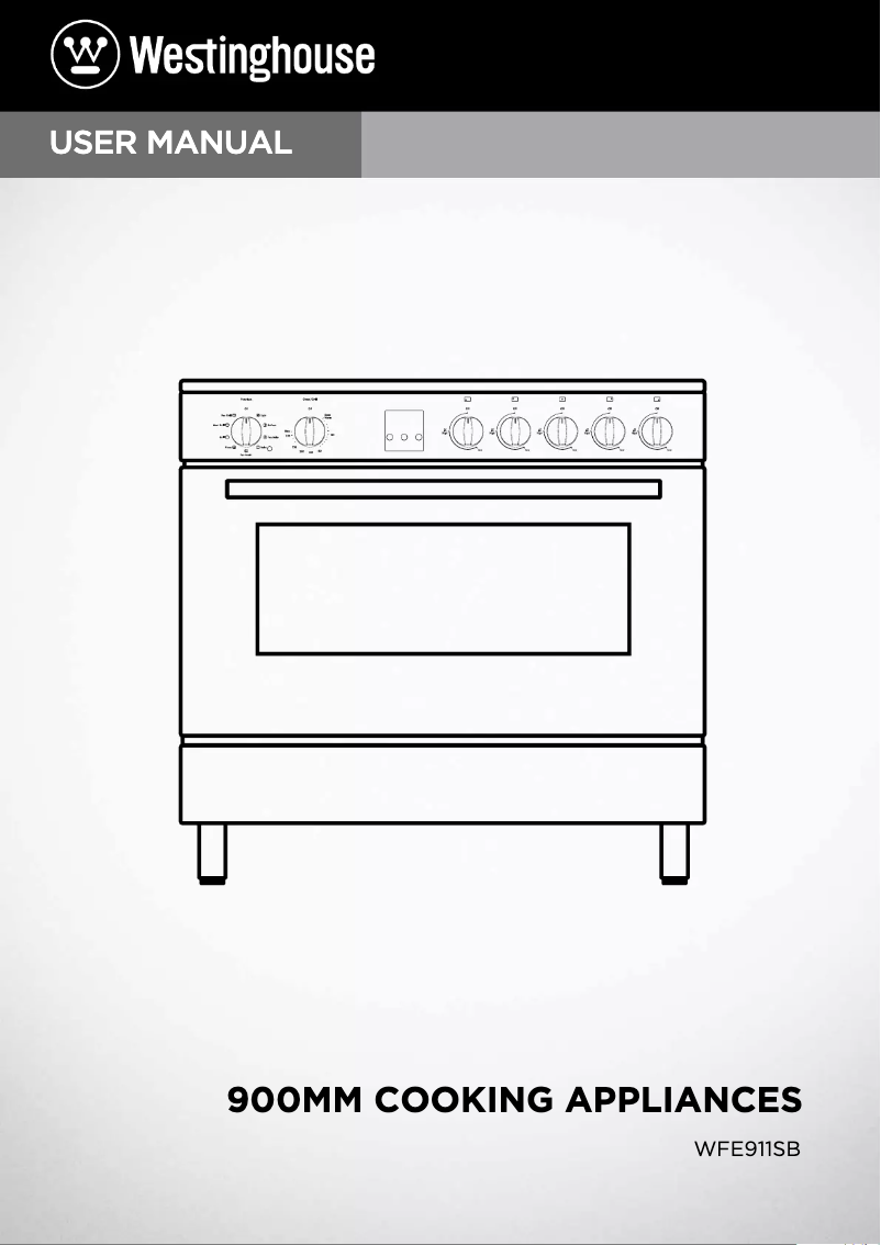 Page 1 de la notice Manuel utilisateur Westinghouse WFE911SB