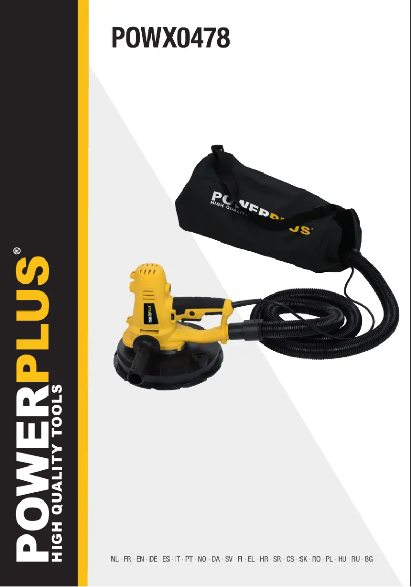 Page n°1 - Manuel utilisateur PowerPlus POWX0478