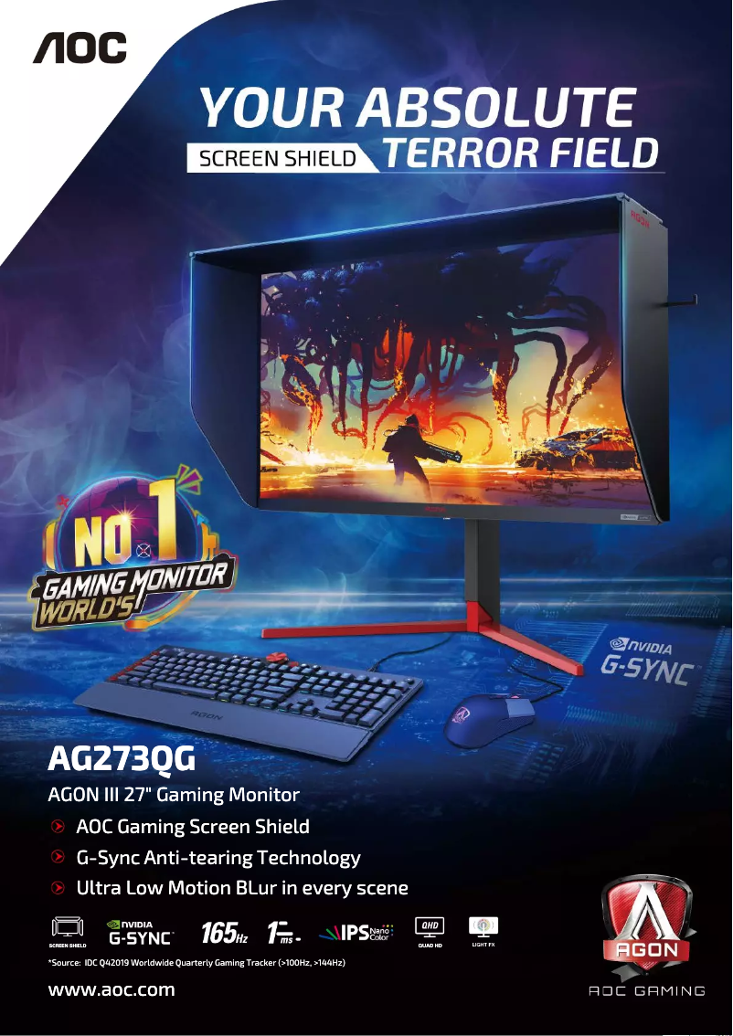 Page n°1 - Catalogue AOC AGON AG273QG