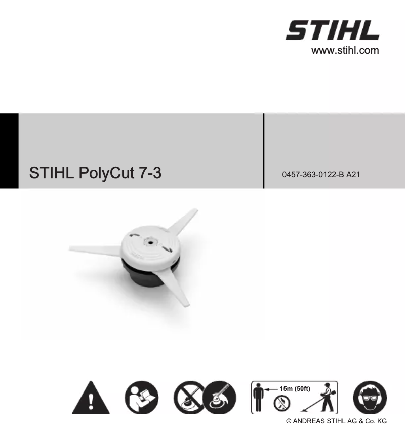 Page 1 de la notice Manuel utilisateur Stihl PolyCut 7-3