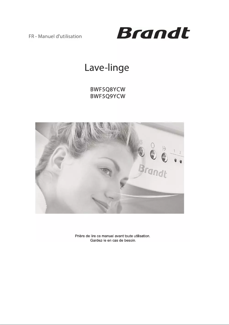 Image de la première page du manuel de l'appareil BWF5Q9YCW