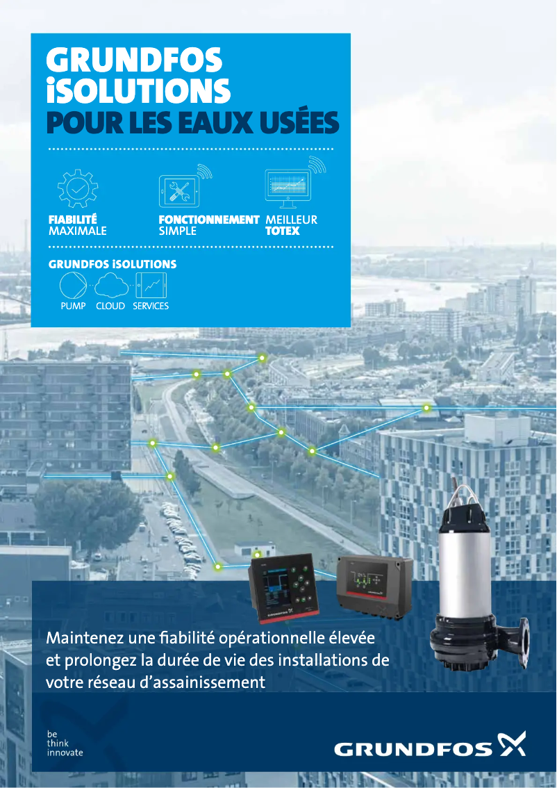 Page 1 de la notice Brochure Grundfos CU 241