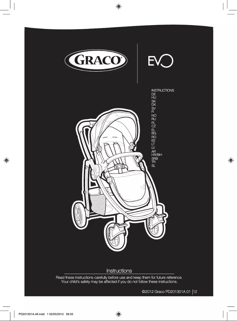 Page 1 de la notice Manuel utilisateur Graco EVO