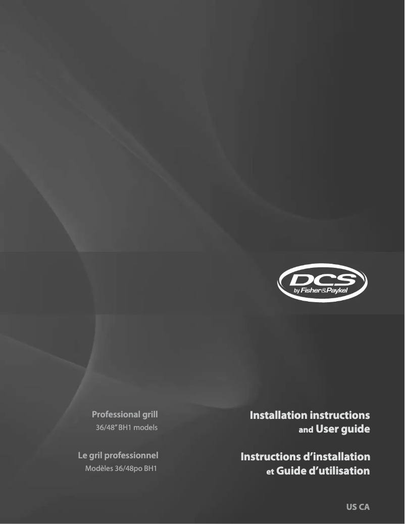 Image de la première page du manuel de l'appareil BH1-48R-N