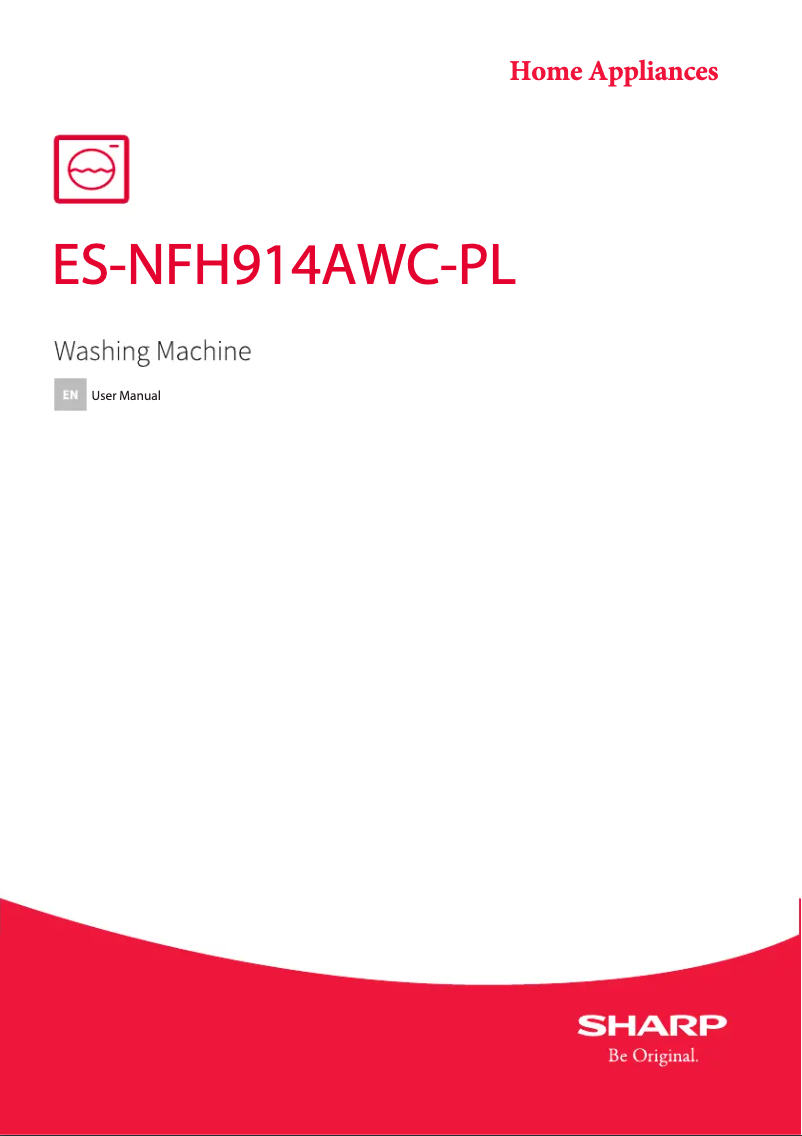 Page n°1 - Manuel utilisateur Sharp ES-NFH914AWC-PL