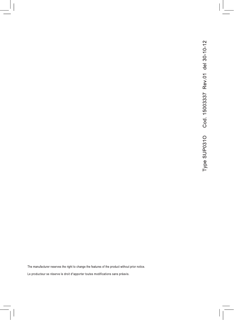 Page n°1 - Manuel utilisateur Philips Saeco Odea Go RI9752