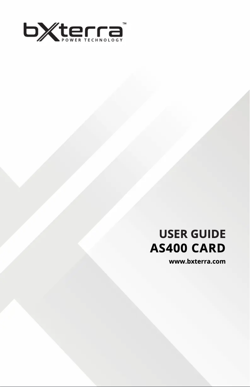 Image de la première page du manuel de l'appareil AS400