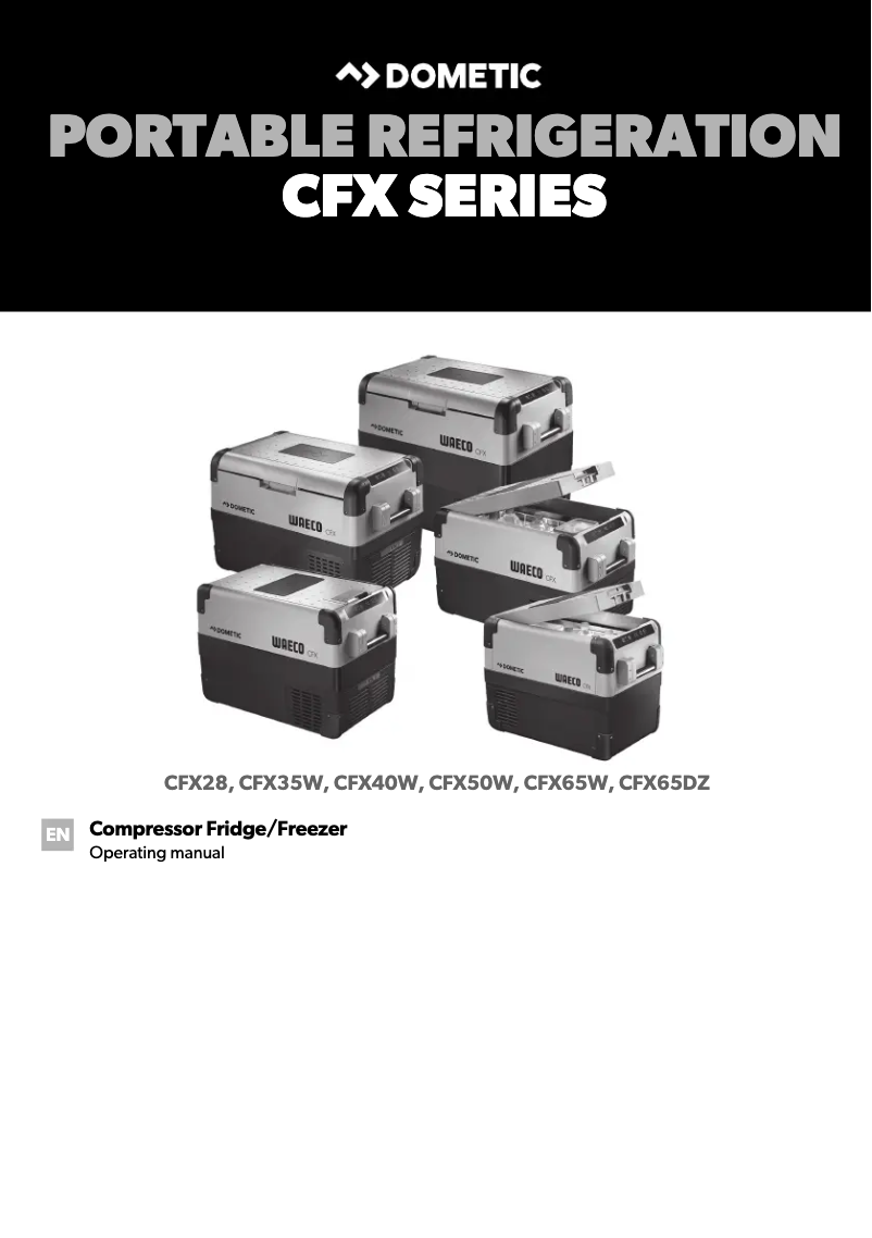 Página 1 del manual Manual de usuario Dometic CFX65W