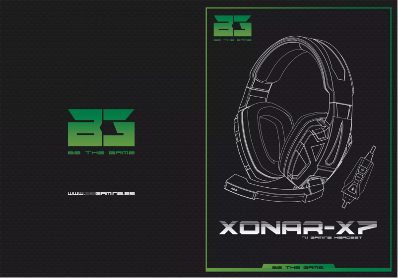 Image de la première page du manuel de l'appareil Xonar-X7