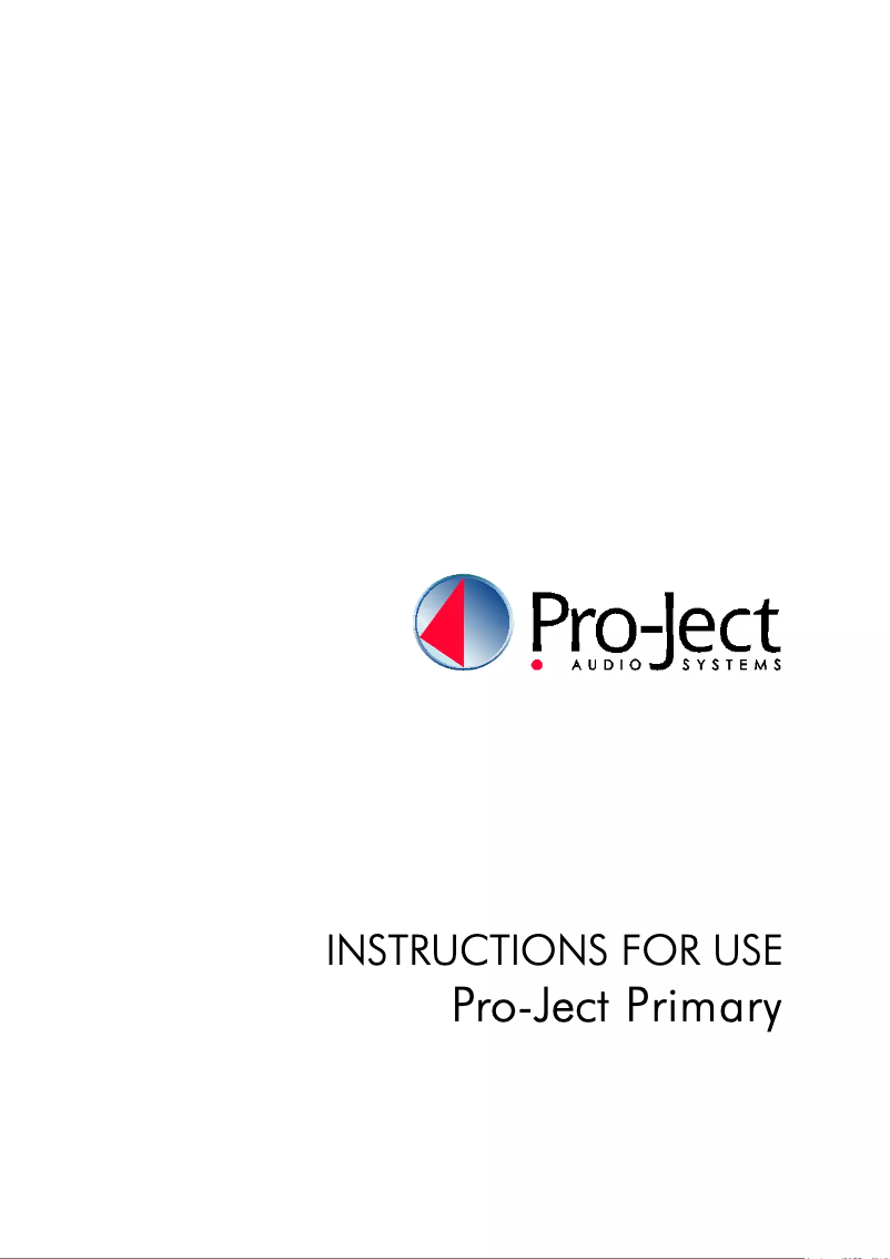 Page n°1 - Manuel utilisateur Pro-Ject Hard Rock Café