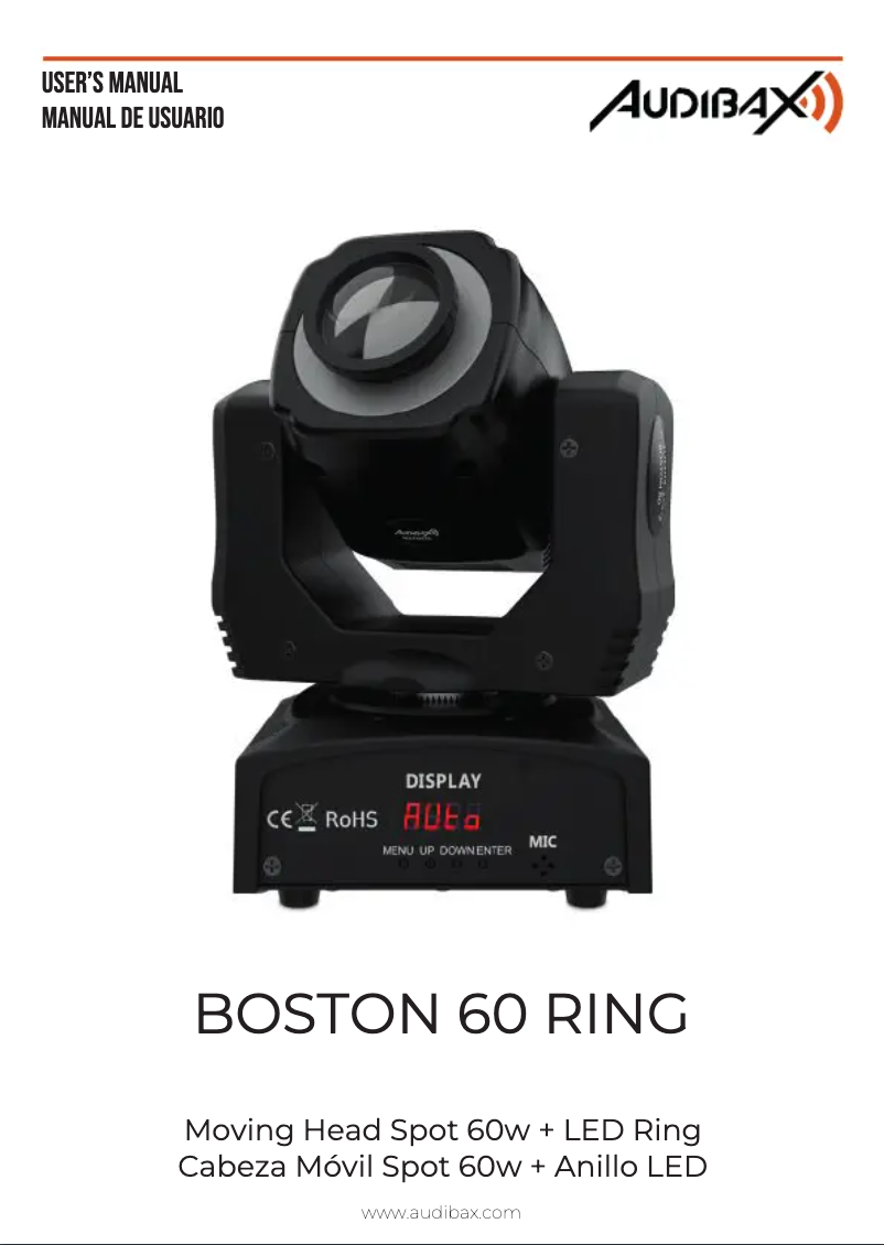 Image de la première page du manuel de l'appareil Boston 60 Ring