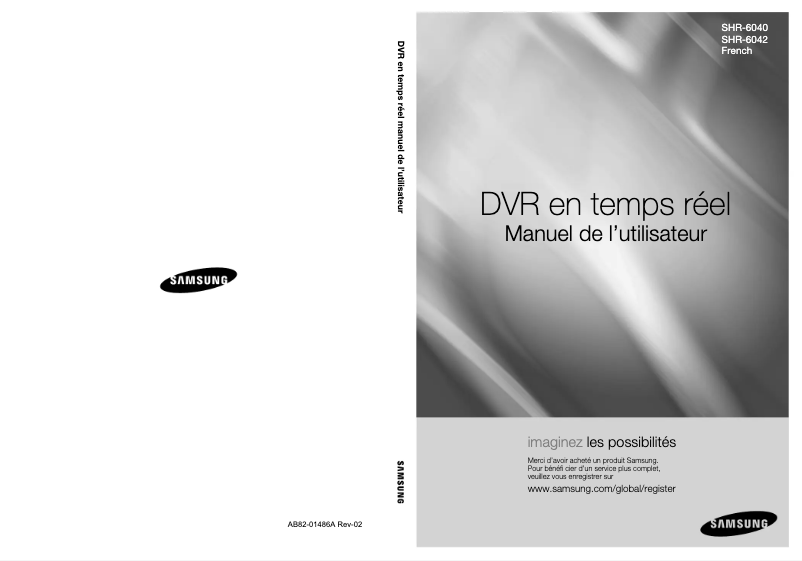 Page 1 de la notice Manuel utilisateur Samsung SHR-6040P
