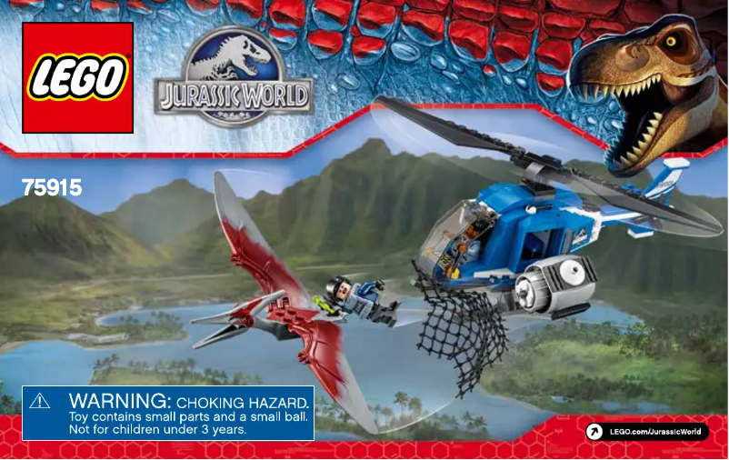 Page 1 de la notice Manuel utilisateur Lego Jurassic World 75915