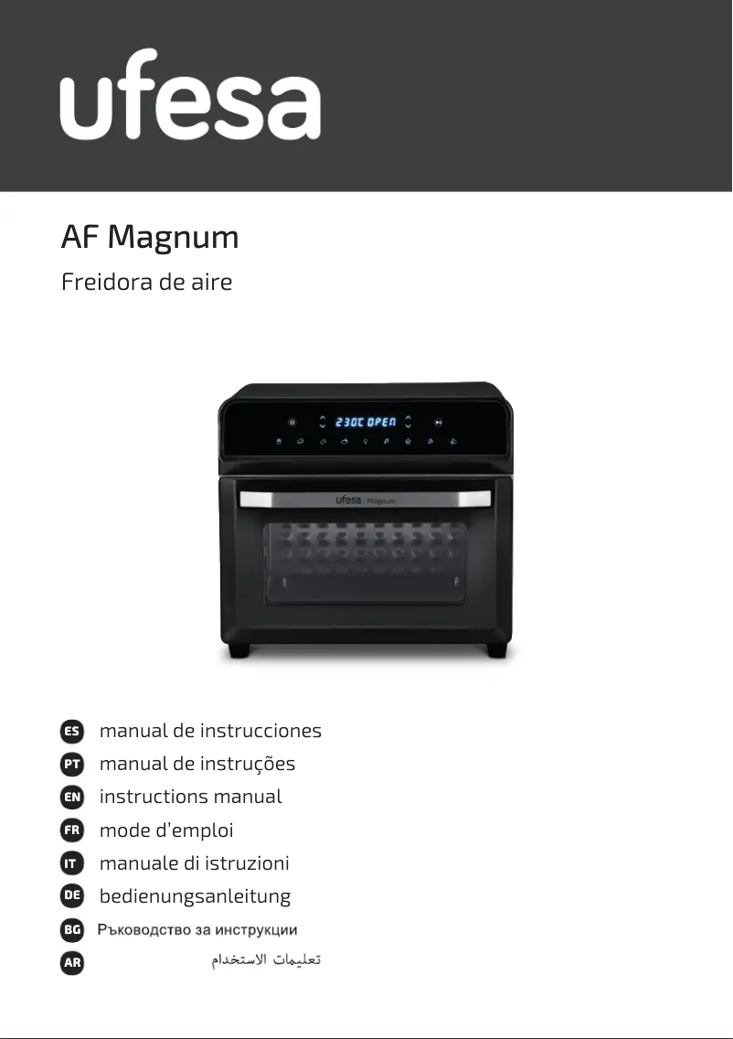 Page n°1 - Manuel utilisateur Ufesa Magnum