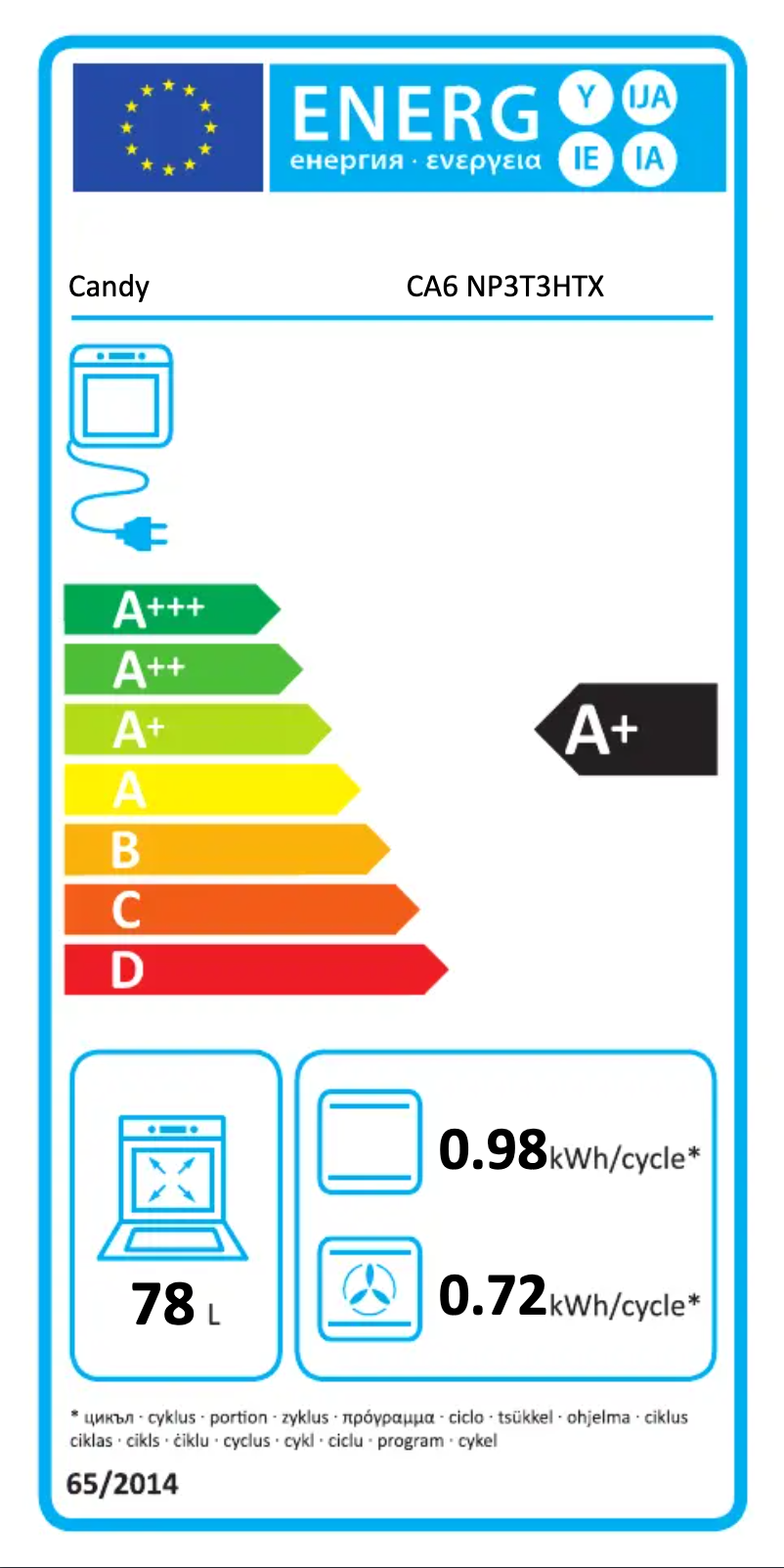 Image de la première page du manuel de l'appareil CA6 NP3T3HTX