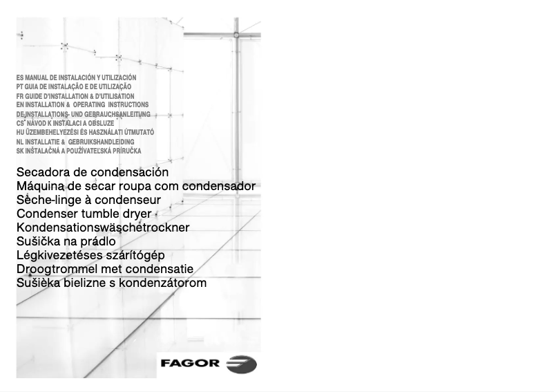 Página 1 del manual Manual de usuario Fagor SF-700CB