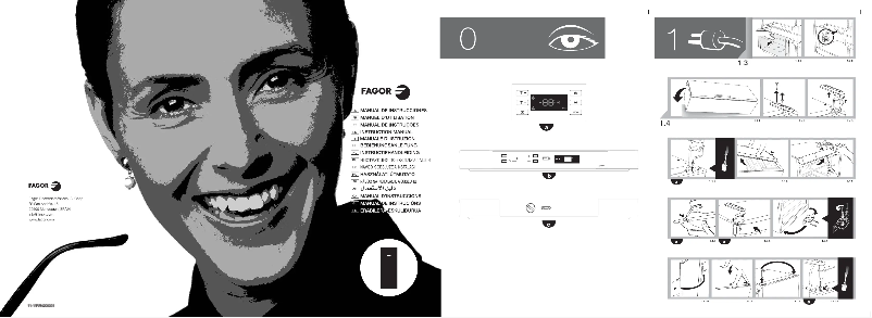 Page 1 de la notice Manuel utilisateur Fagor FFK1674XW