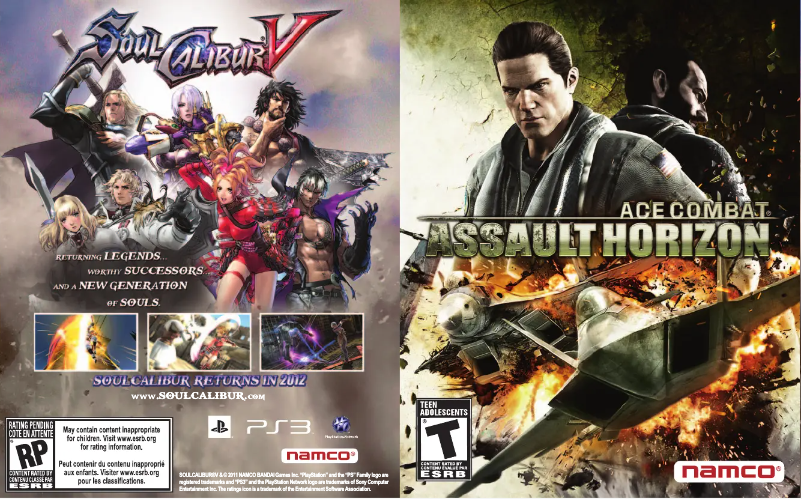 Page n°1 - Manuel utilisateur Sony Ace Combat - Assault Horizon (PS3)