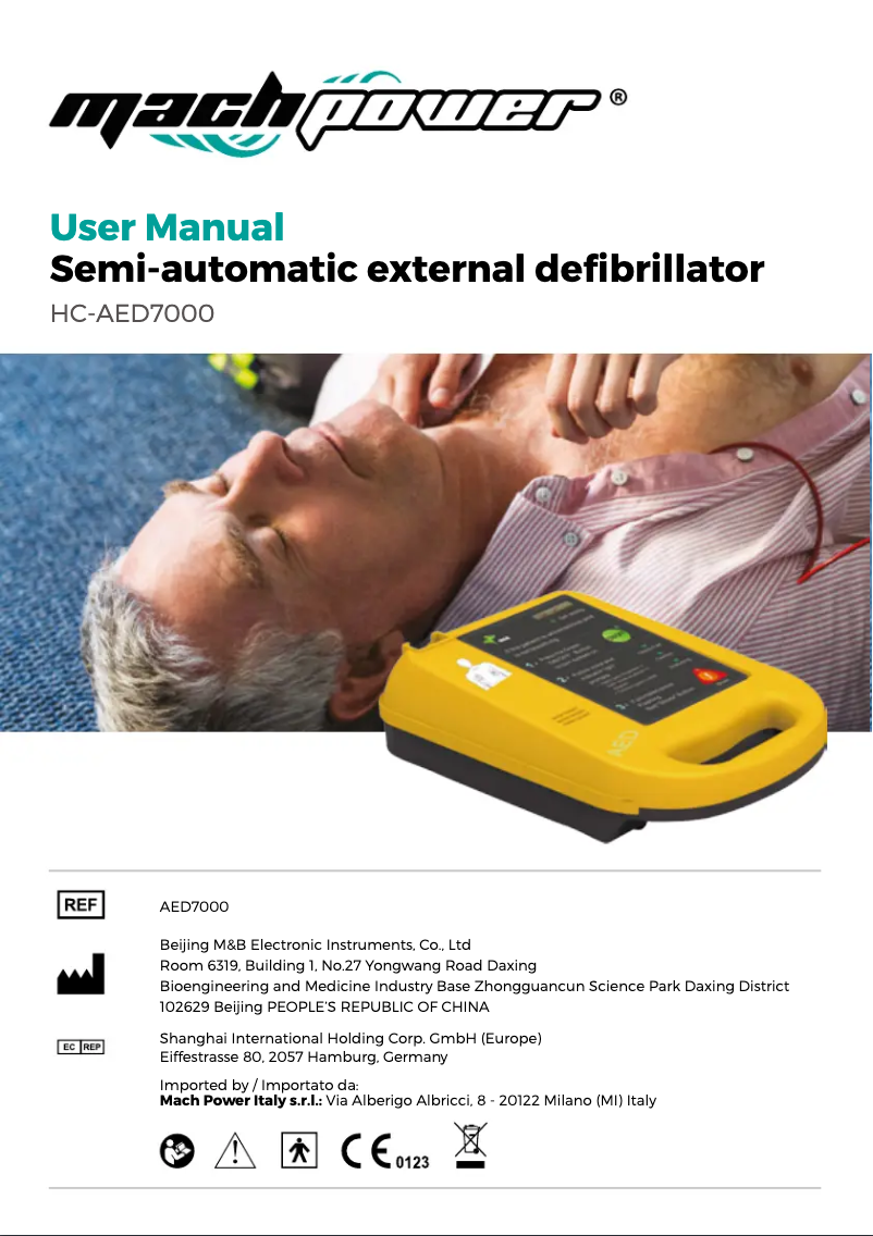 Page 1 de la notice Manuel utilisateur Mach Power HC-EDC2035