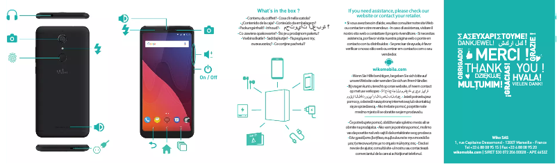 Page 1 de la notice Manuel utilisateur Wiko View