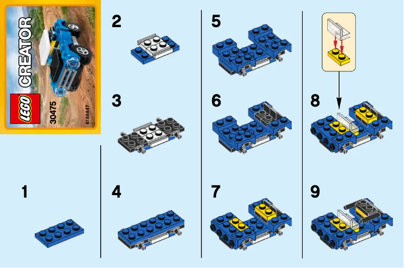 Image de la première page du manuel de l'appareil Creator 30475