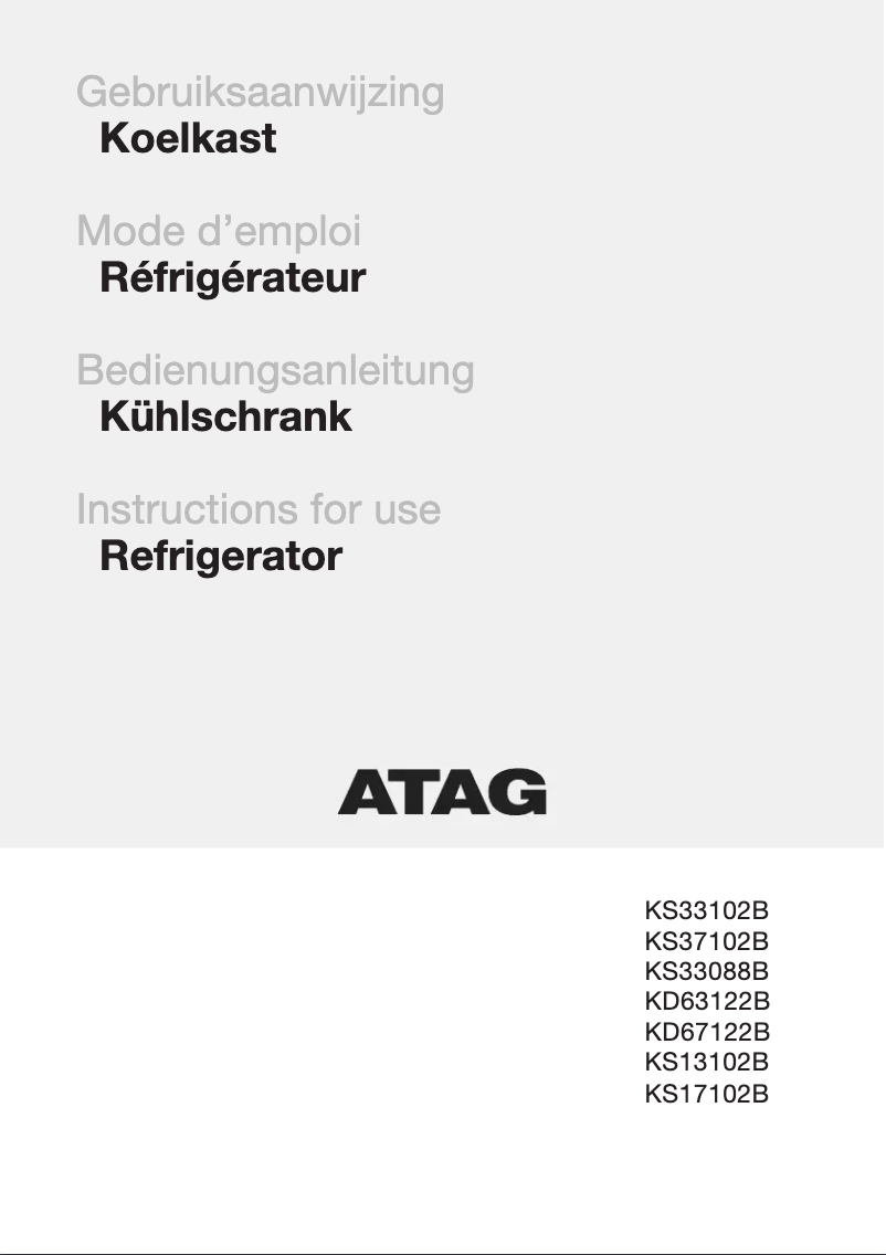 Image de la première page du manuel de l'appareil KS37102B