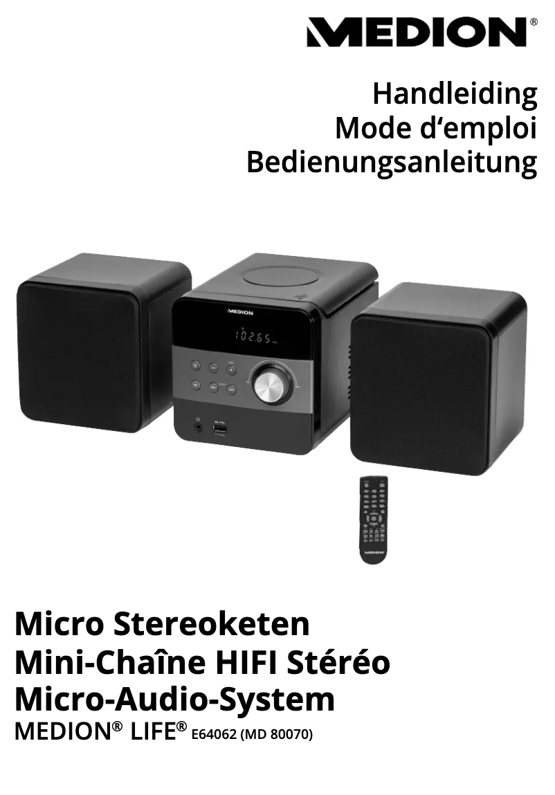 Página 1 del manual Manual de usuario Medion LIFE E64062 (MD 80070)