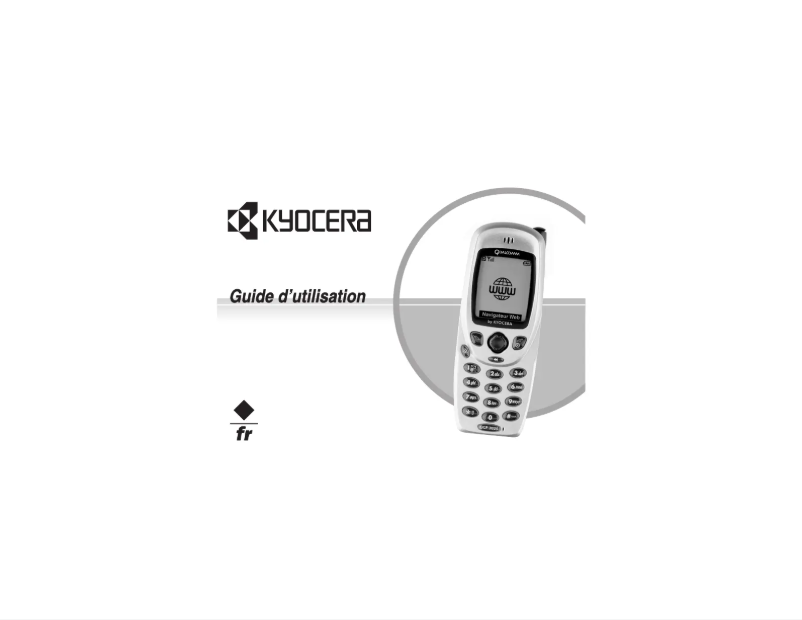 Page 1 de la notice Manuel utilisateur Kyocera QCP 3035