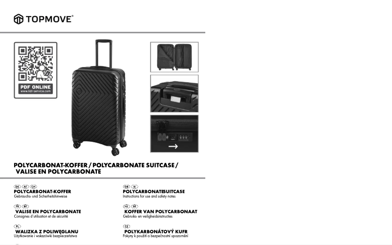 Página 1 del manual Manual de usuario Topmove IAN 311716