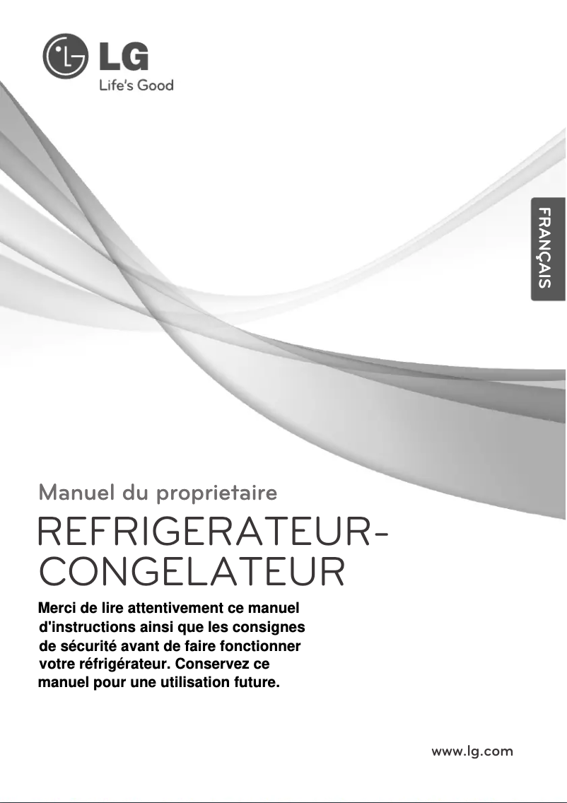 Page 1 de la notice Manuel utilisateur LG GN-M562GLHH