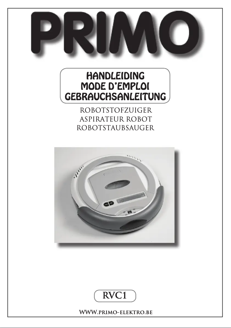 Image de la première page du manuel de l'appareil RVC1