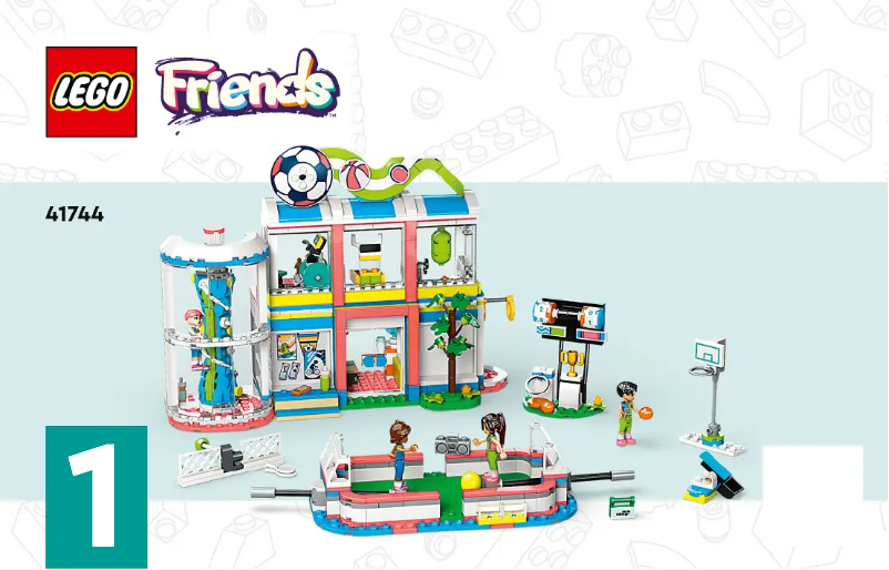 Page n°1 - Manuel utilisateur Lego Friends 41744
