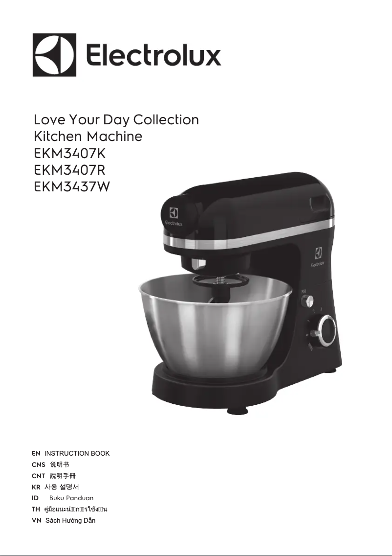Page n°1 - Manuel utilisateur Electrolux Love Your Day EKM3437W