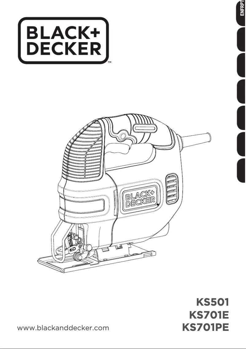 Page 1 de la notice Manuel utilisateur Black & Decker KS701E