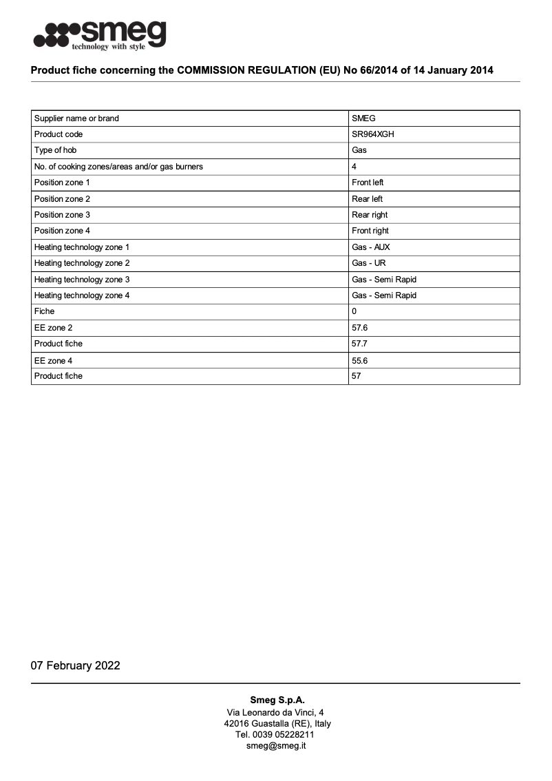 Image de la première page du manuel de l'appareil SR964XGH