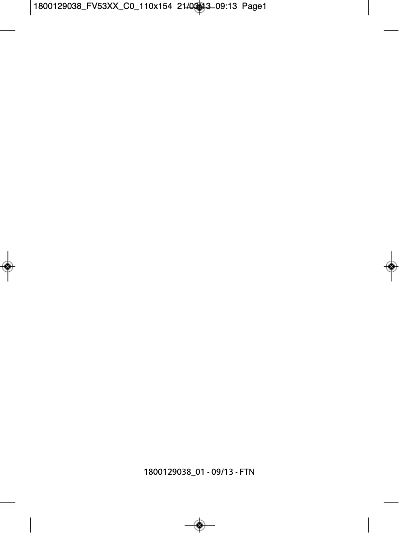 Page 1 de la notice Manuel utilisateur Calor FV5338C0