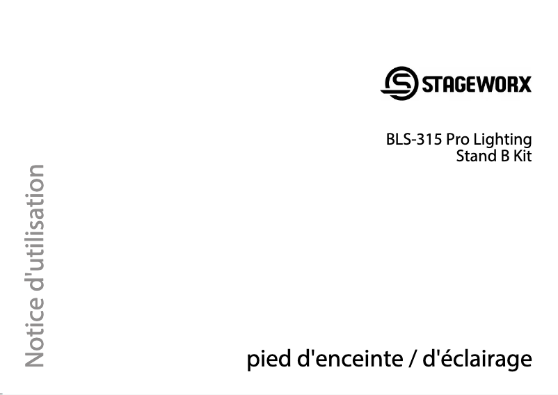 Page 1 de la notice Manuel utilisateur Stageworx BLS-315