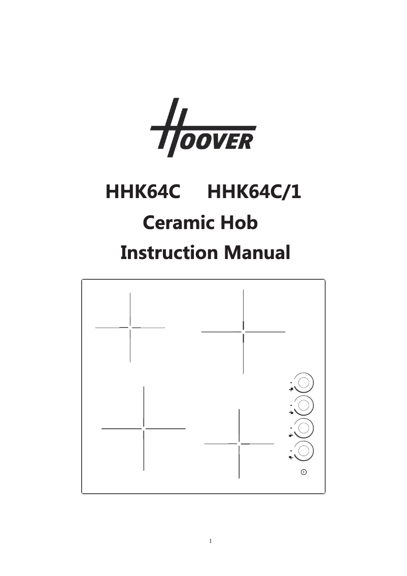 Page n°1 - Manuel utilisateur Hoover HHK64C