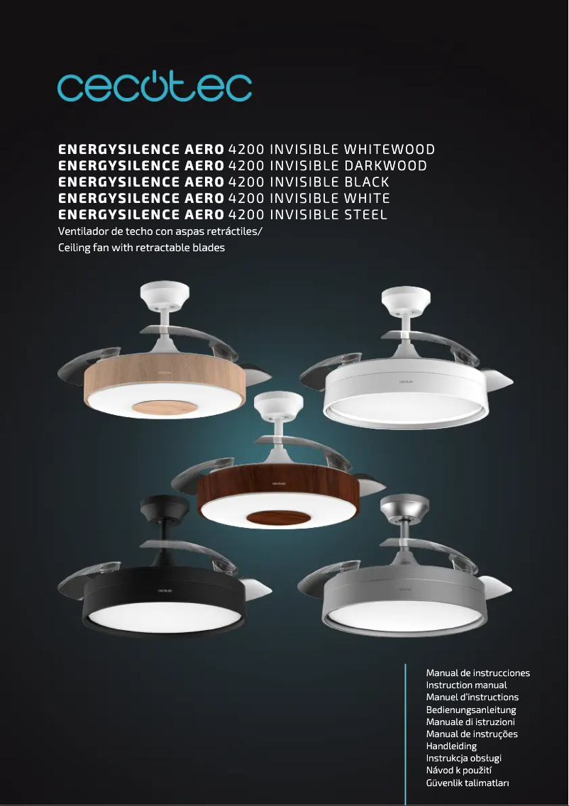 Page 1 de la notice Manuel utilisateur Cecotec Energysilence Aero 4200 invisible