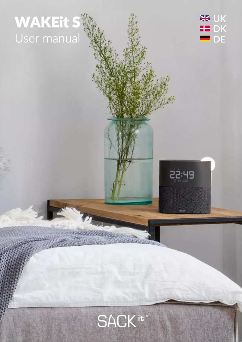 Image de la première page du manuel de l'appareil WAKEit S