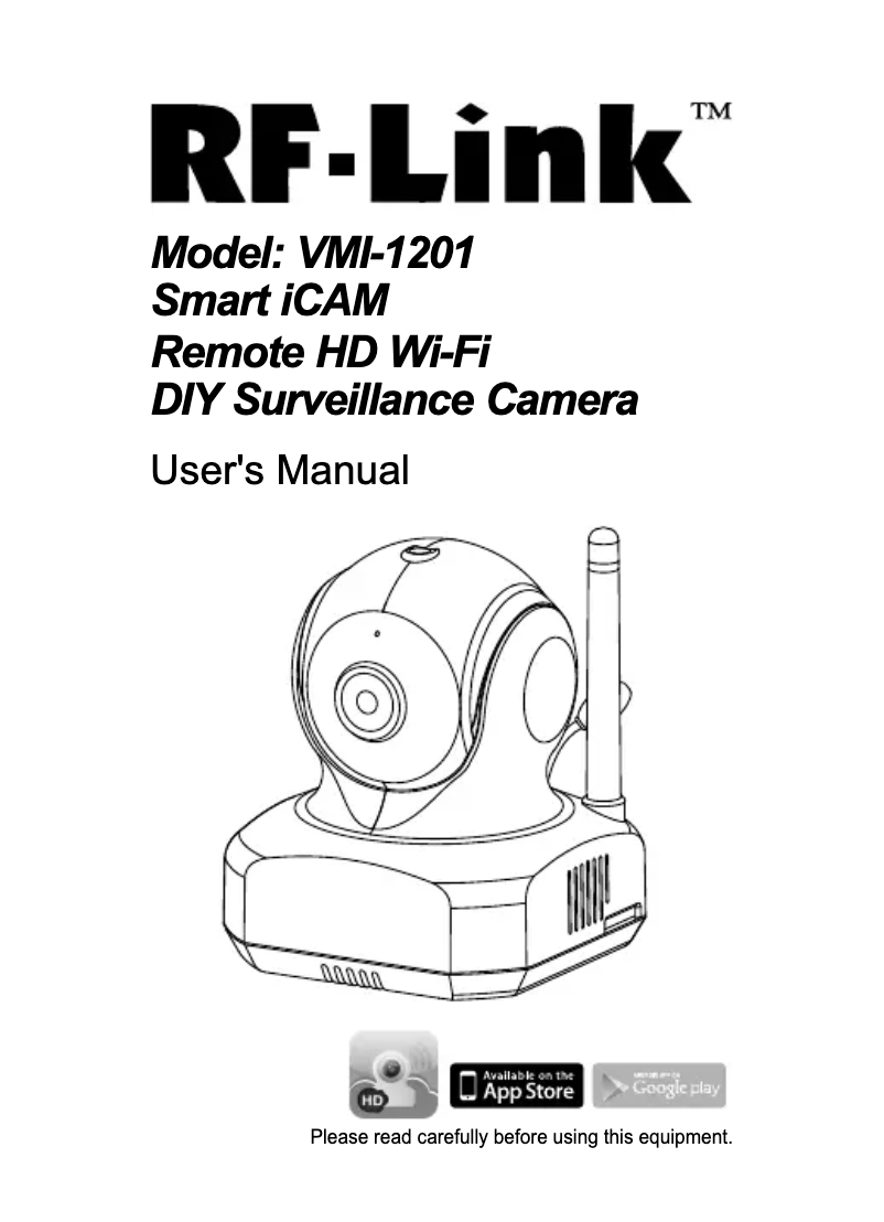 Página 1 del manual Manual de usuario RF-Link Smart iCAM VMI-1201