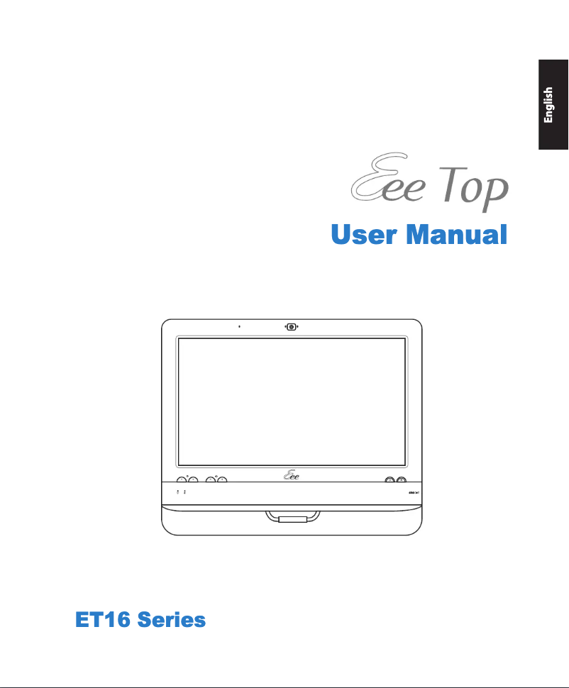 Page 1 de la notice Manuel utilisateur Asus EeeTop ETP1602