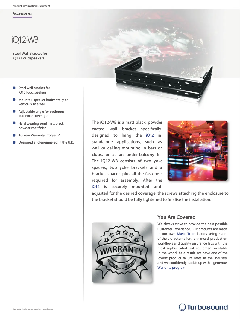 Image de la première page du manuel de l'appareil iQ12-WB