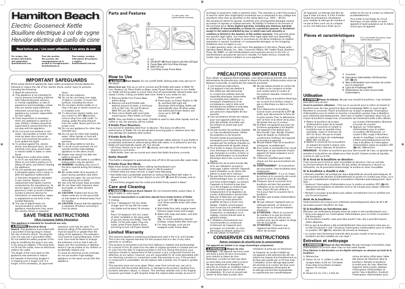 Image de la première page du manuel de l'appareil 41045