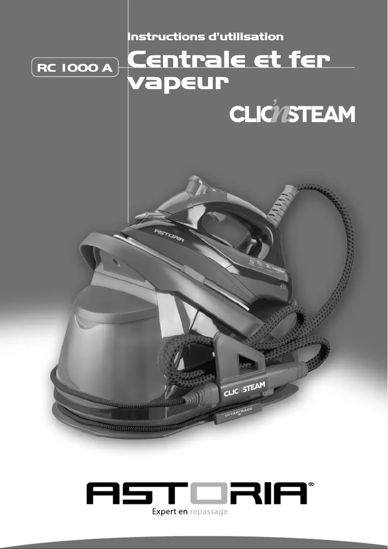 Page 1 de la notice Manuel utilisateur Astoria RC1000A
