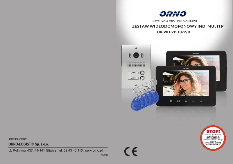 Página 1 del manual Manual de usuario ORNO OR-VID-VP-1072