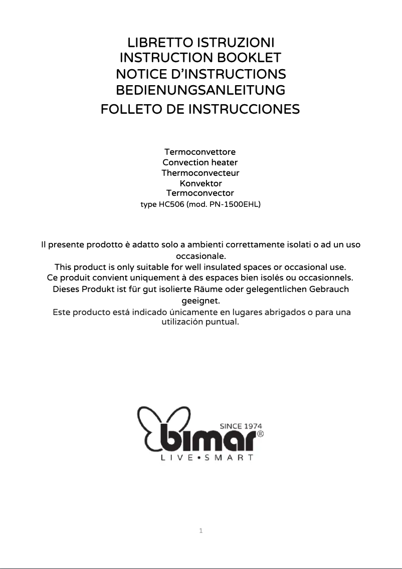 Image de la première page du manuel de l'appareil HC506