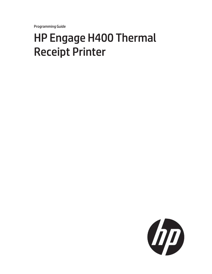 Image de la première page du manuel de l'appareil Engage H400