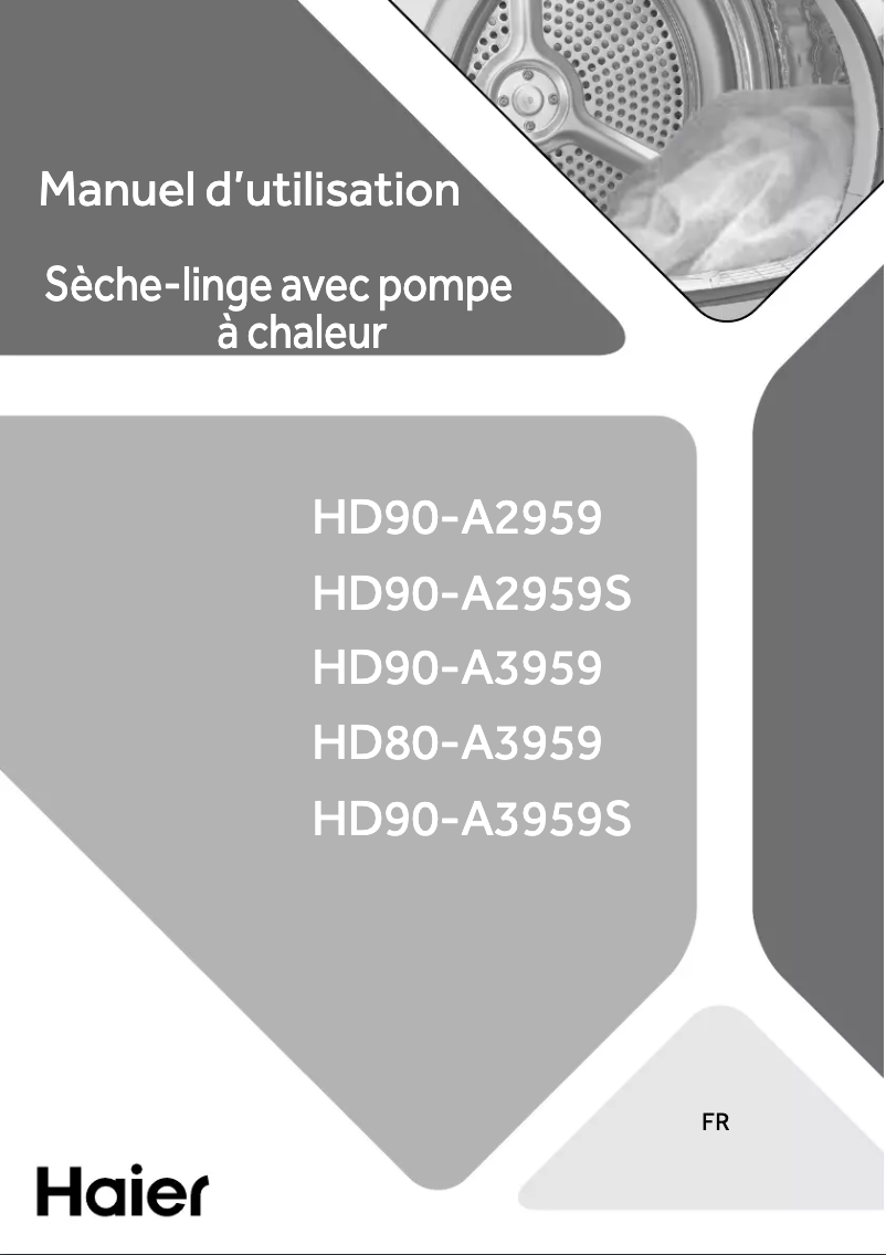 Page 1 de la notice Mode d'emploi Haier HD90-A2959S