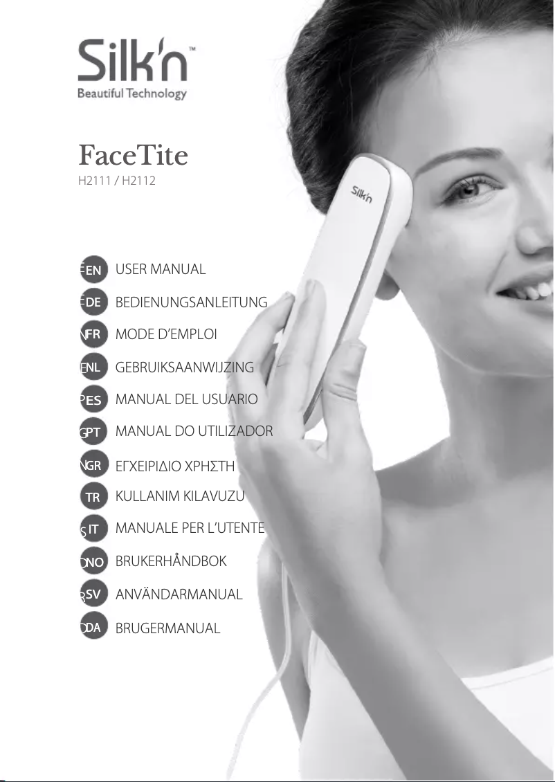 Page n°1 - Manuel utilisateur Silk'n FaceTite H2111